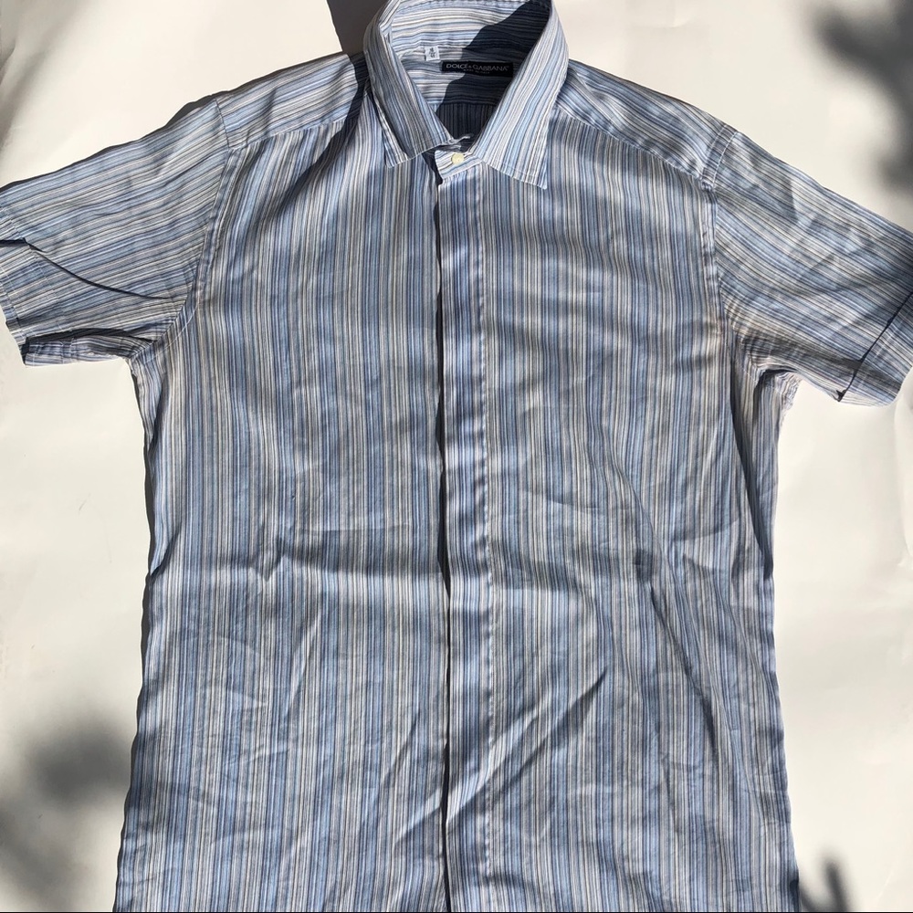 Dolce and Gabbana silk/cotton blend shirt